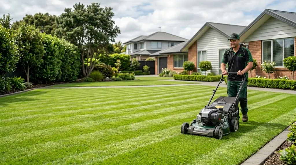 Professional lawn care in Glendene