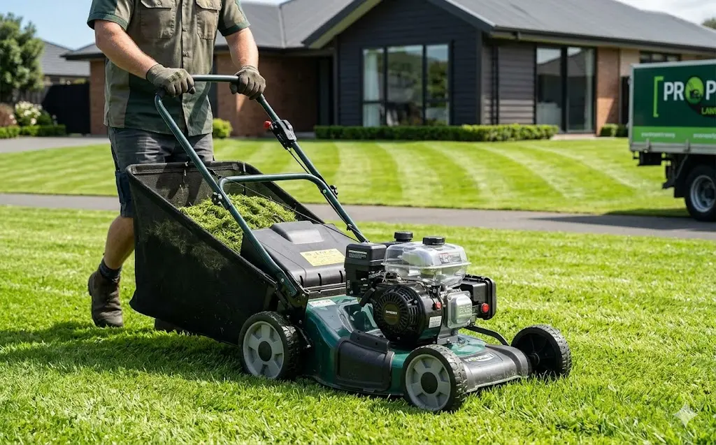 Professional lawn care in Karekare