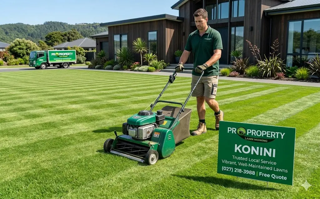 Professional lawn care in Konini