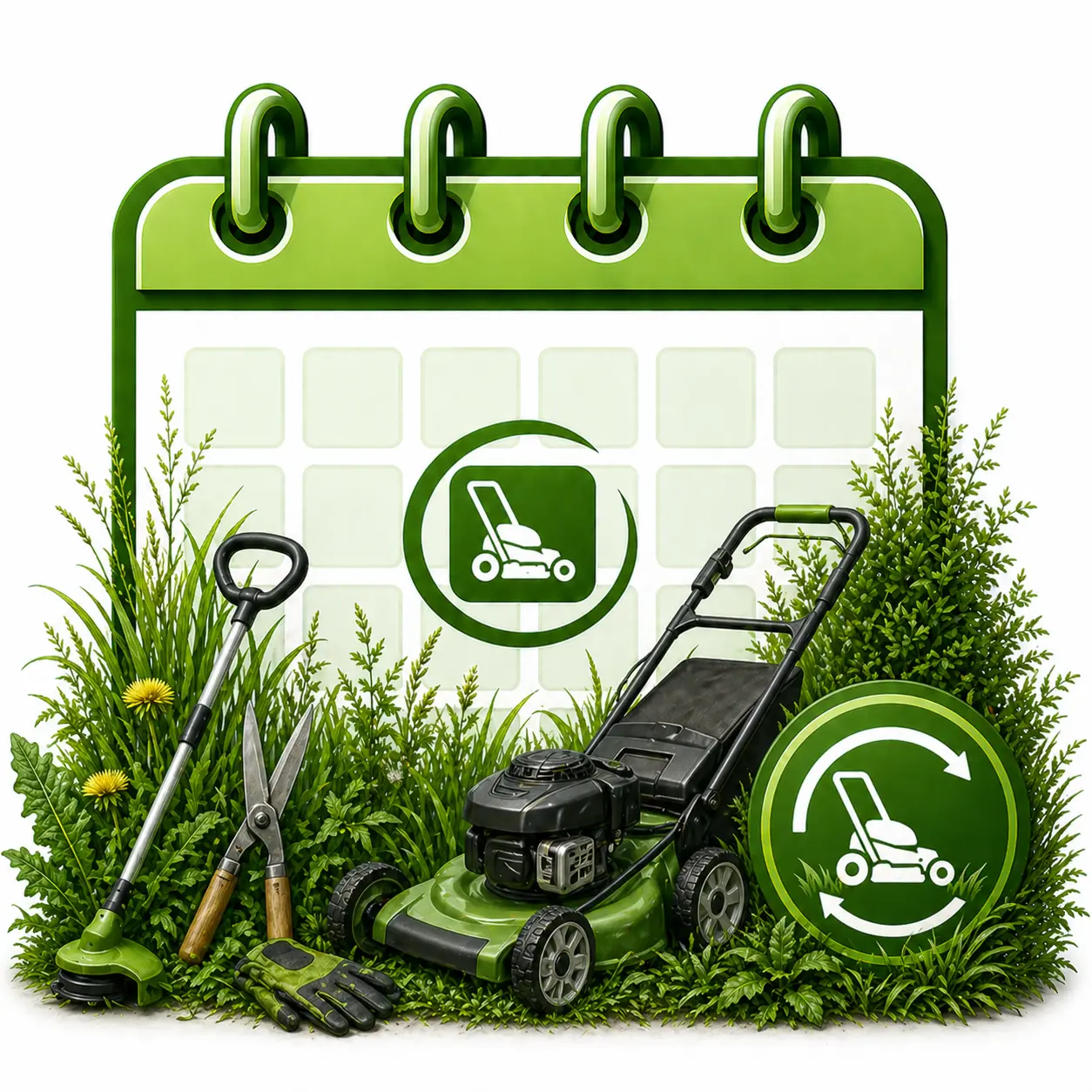 Overgrown Lawn Mowing & Cleanup